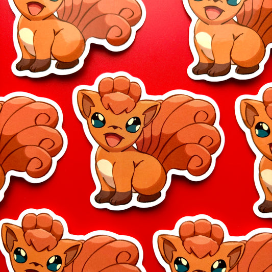 Vulpix Vinyl Sticker