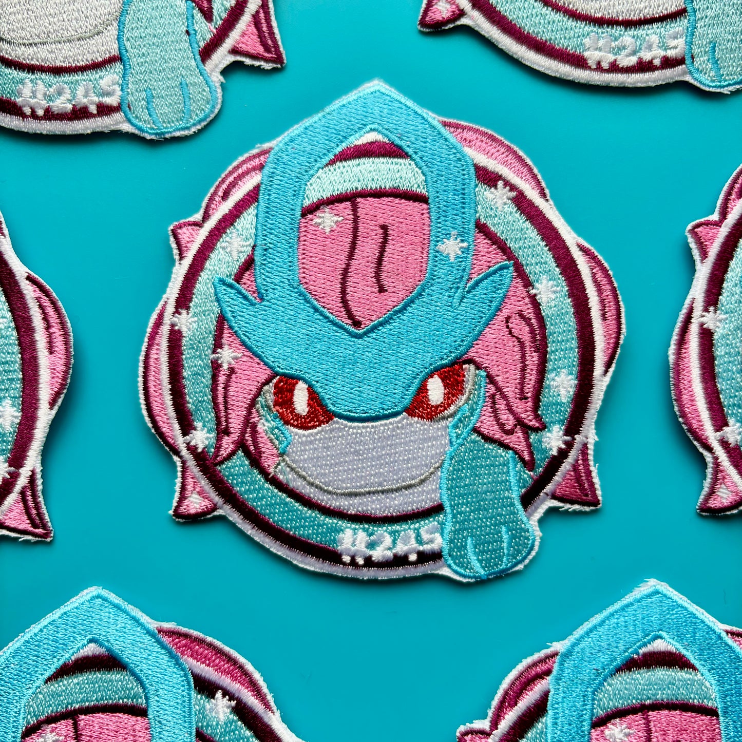 Suicune Embroidered Iron On Patch