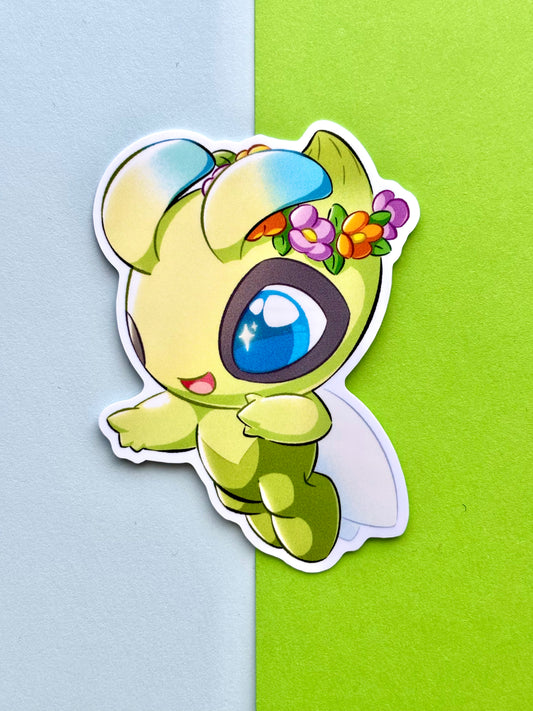 Grass Fairy Vinyl Sticker