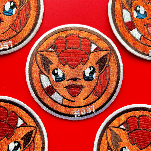 Vulpix Embroidered Iron On Patch