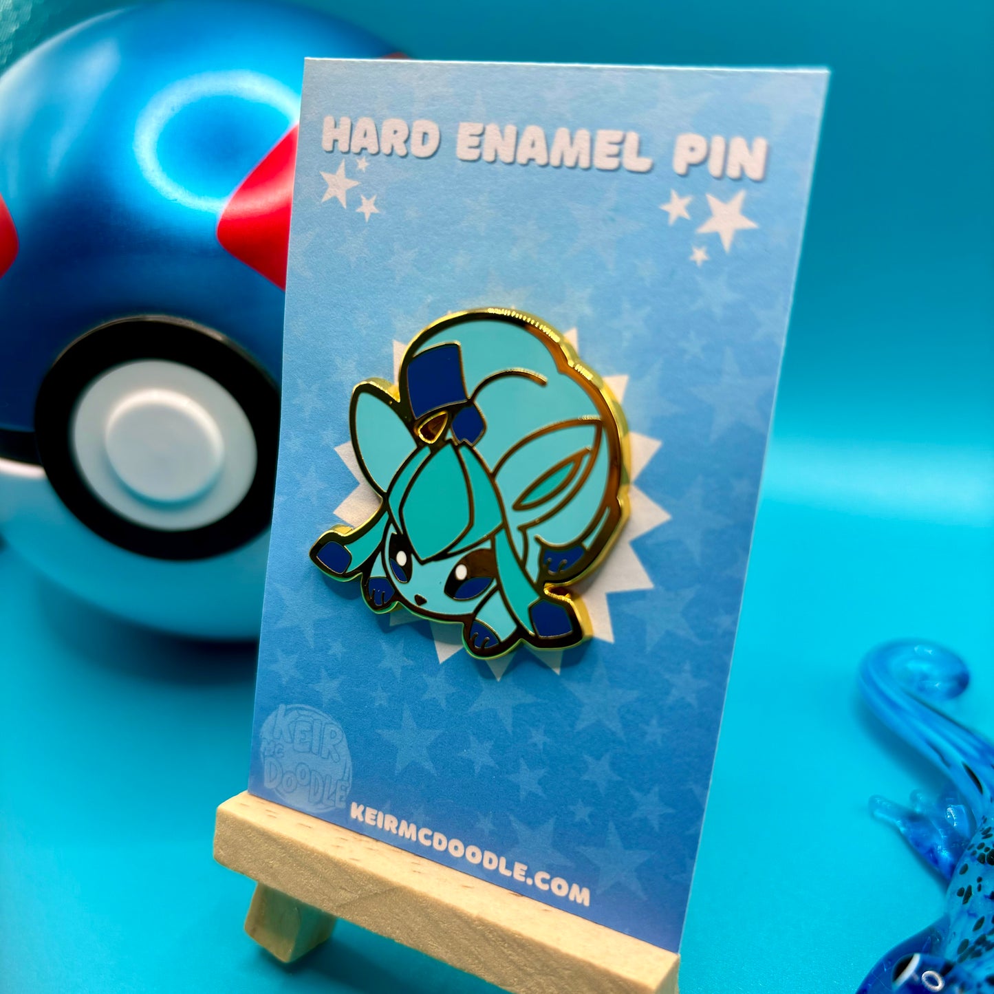 Glaceon Hard Enamel Pin