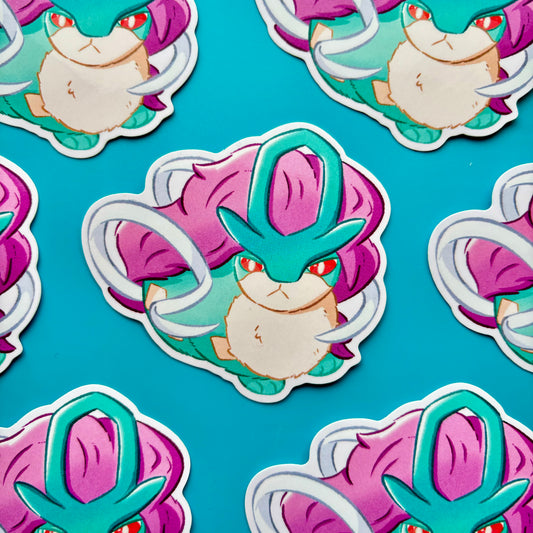 Suicune Vinyl Sticker