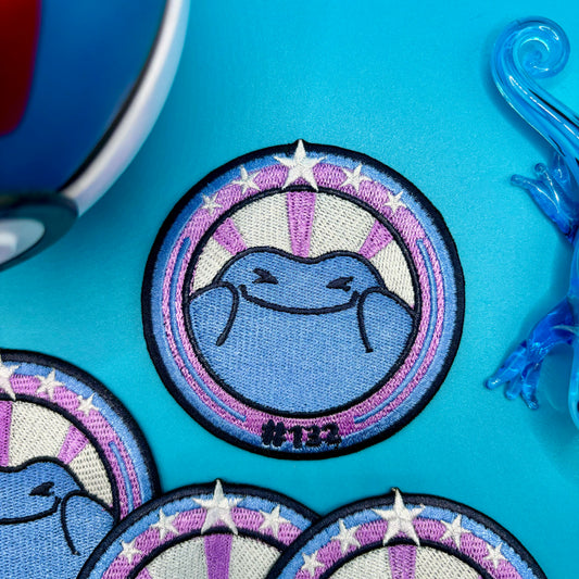 Ditto Embroidered Iron On Patch