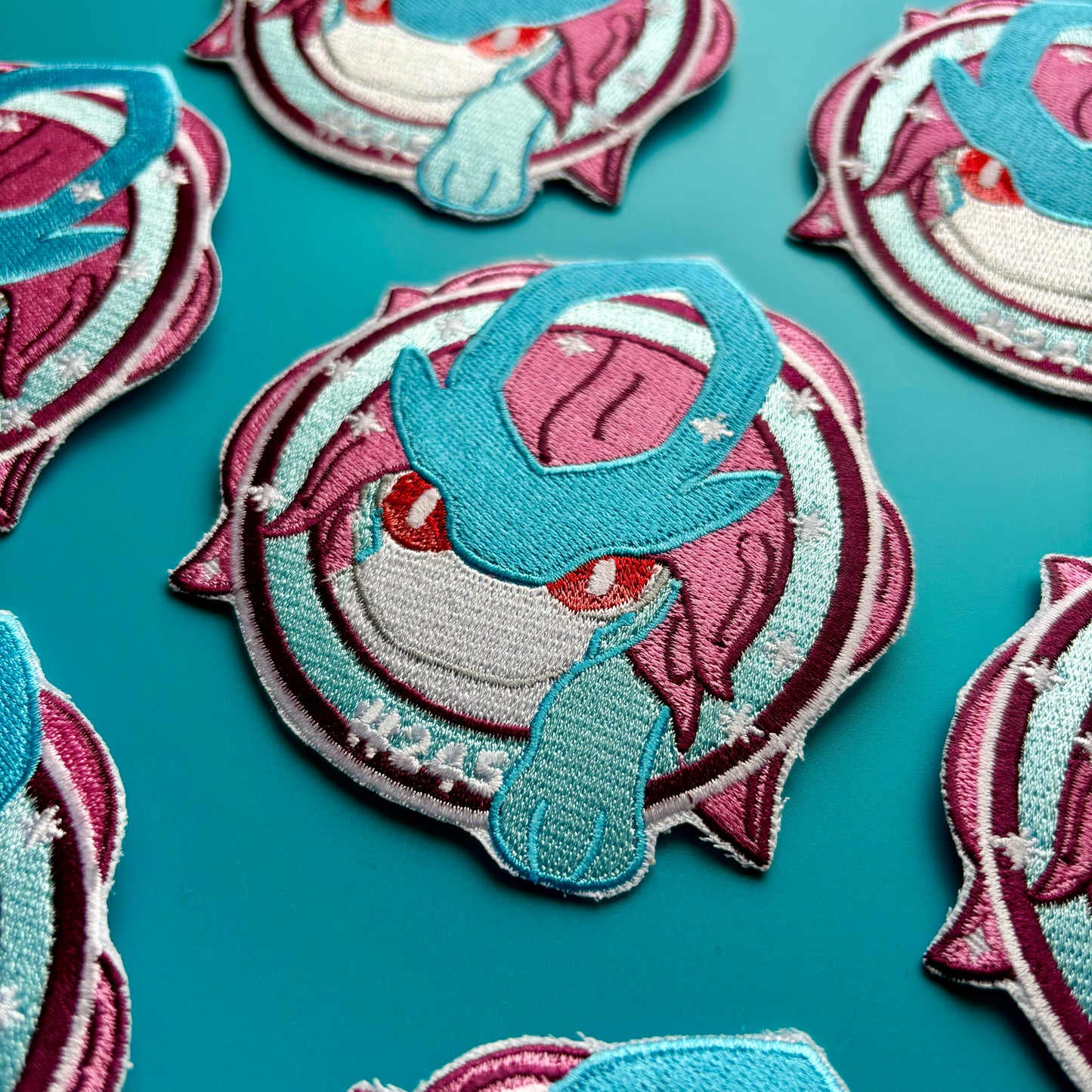 Suicune Embroidered Iron On Patch