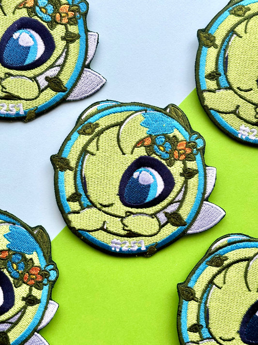 Grass Fairy Embroidered Iron On Patch