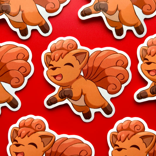 Vulpix Vinyl Sticker