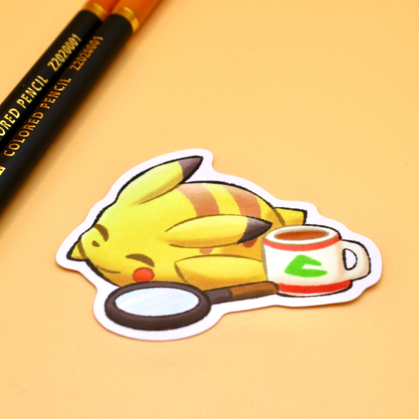 Sleeping Detective Pikachu Sticker