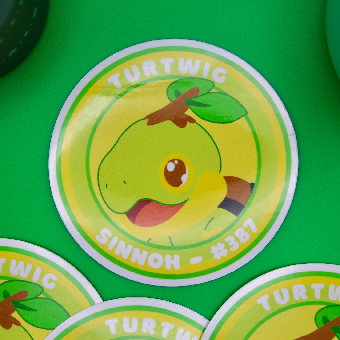 Turtwig Vinyl Sticker - Pokemon Sticker - Weatherproof Die Cut Sticker - Cute Pokemon Sticker