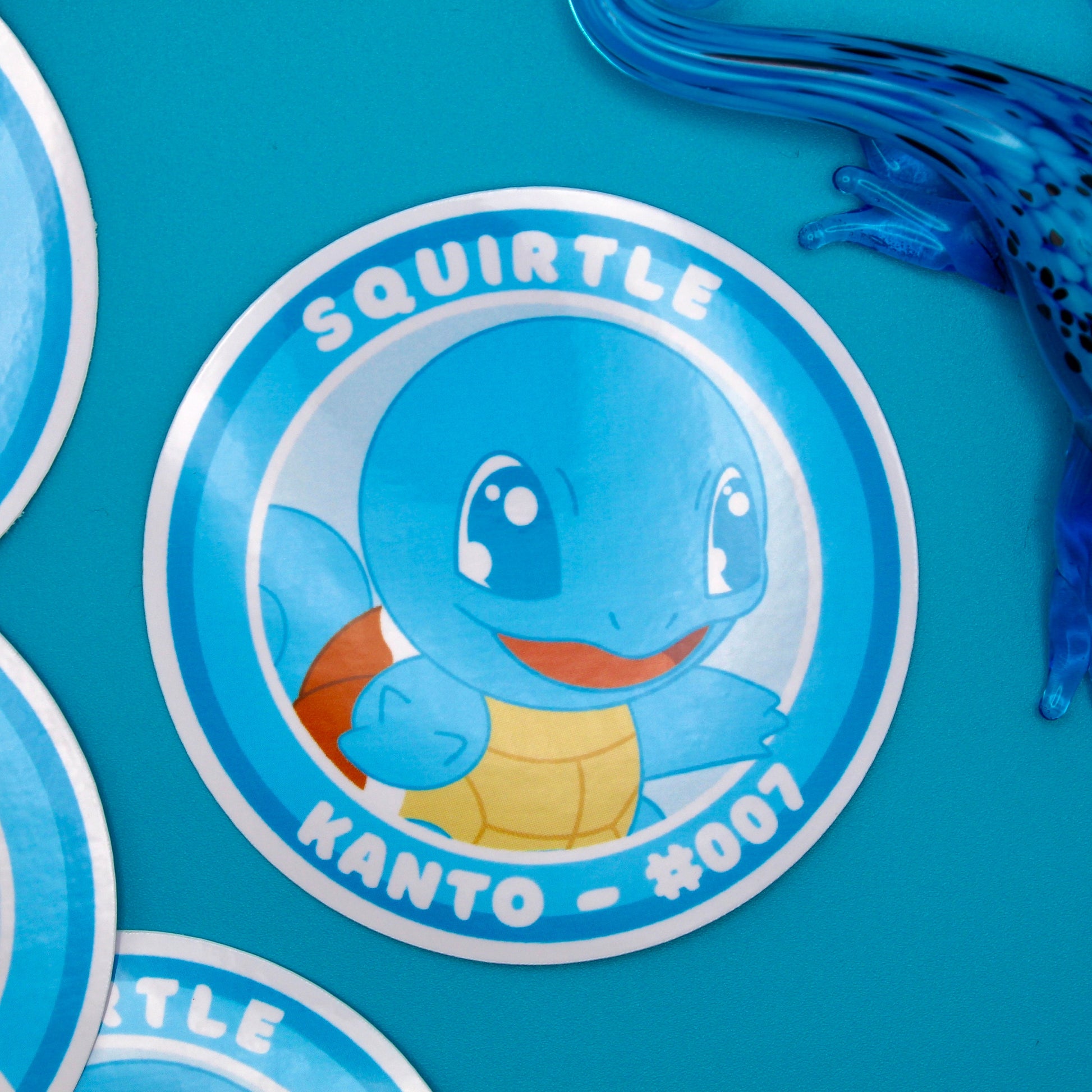 Squirtle Vinyl Sticker - Pokemon Sticker - Weatherproof Die Cut Sticker - Cute Pokemon Sticker