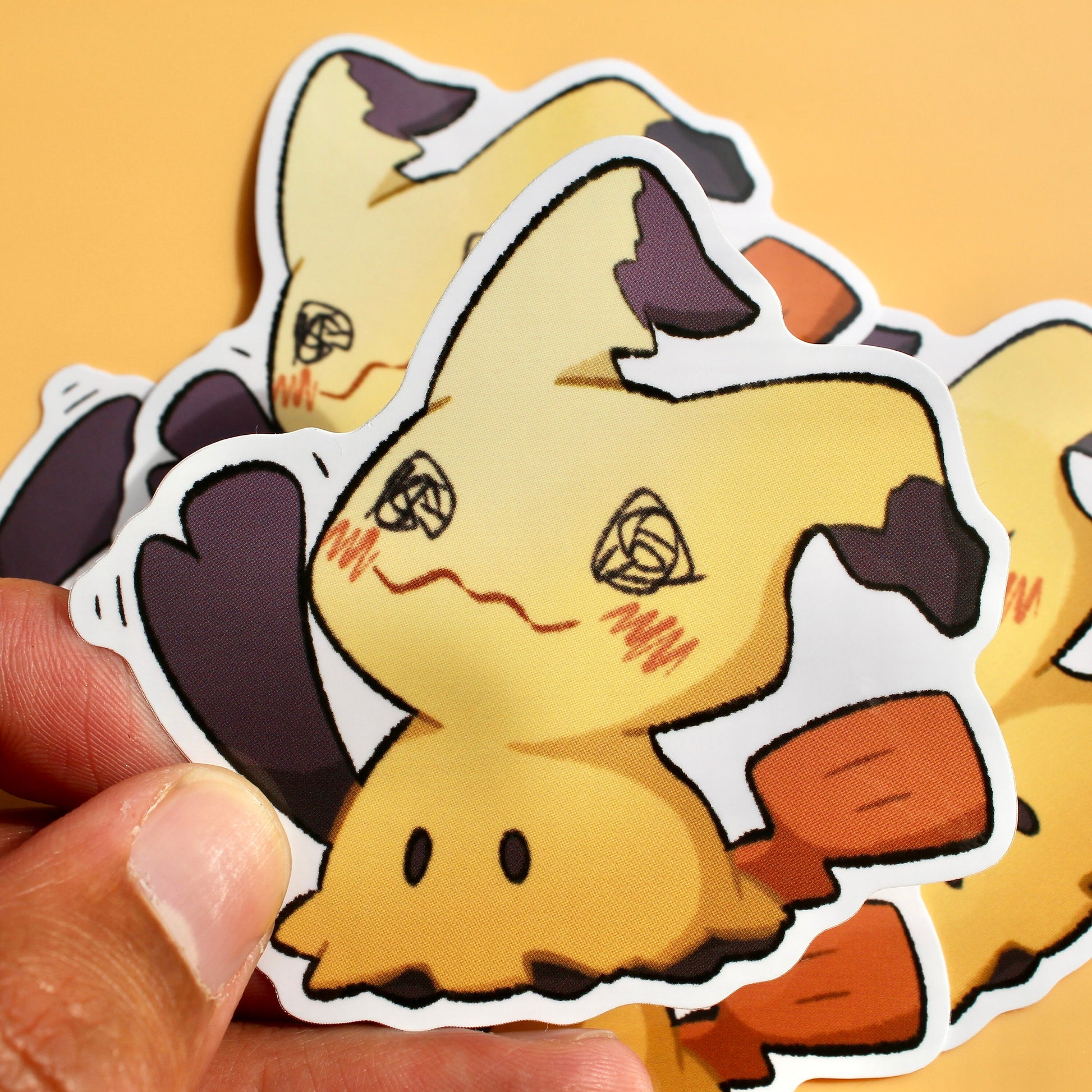 Mimikyu Vinyl Sticker - Pokemon Sticker - Weatherproof Die Cut Sticker - Cute Pokemon Sticker