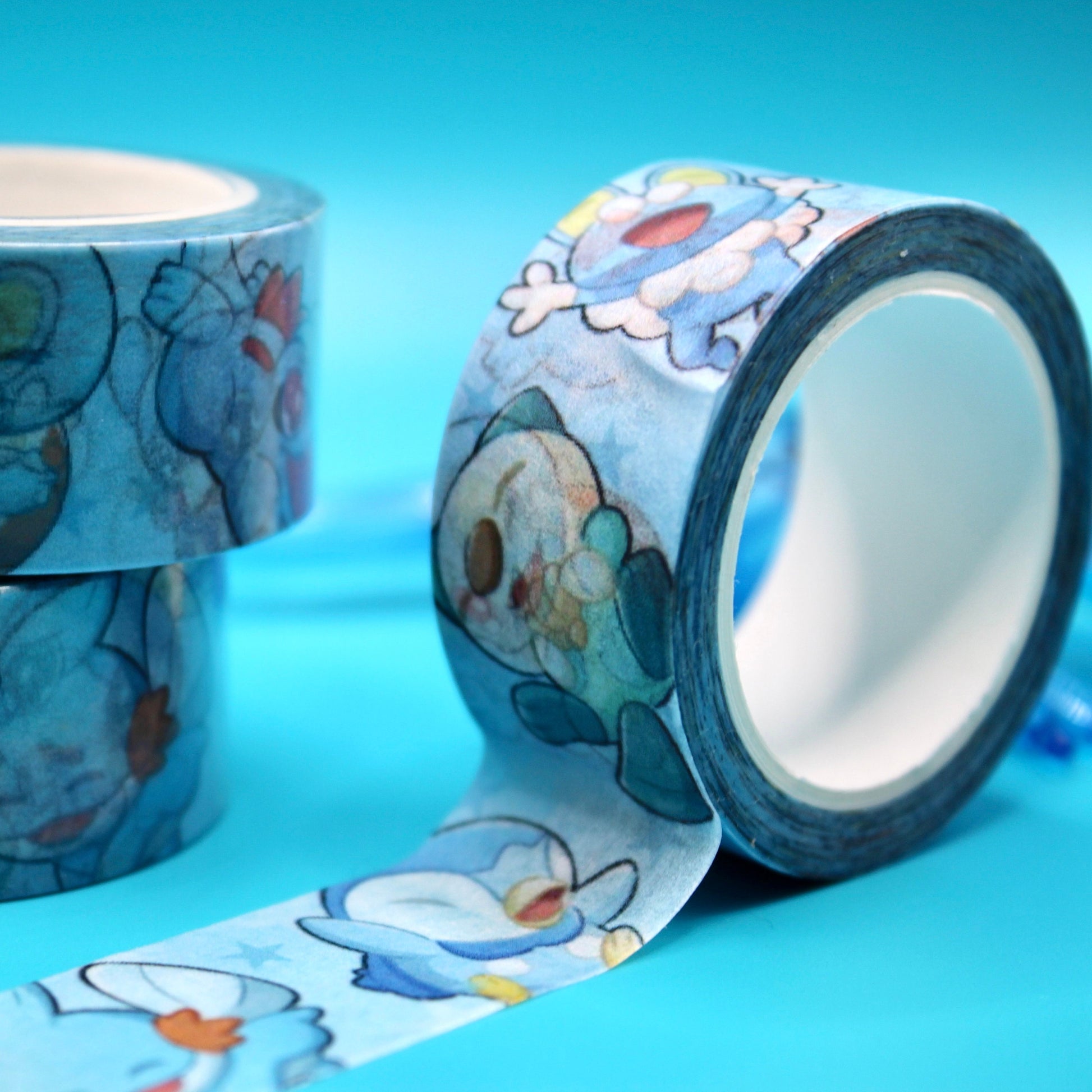 Water Type Pokemon Washi Tape - Kawaii Stationary - Pokemon Washi Tape - Cute Washi Tape - Korean Inspired Stationary