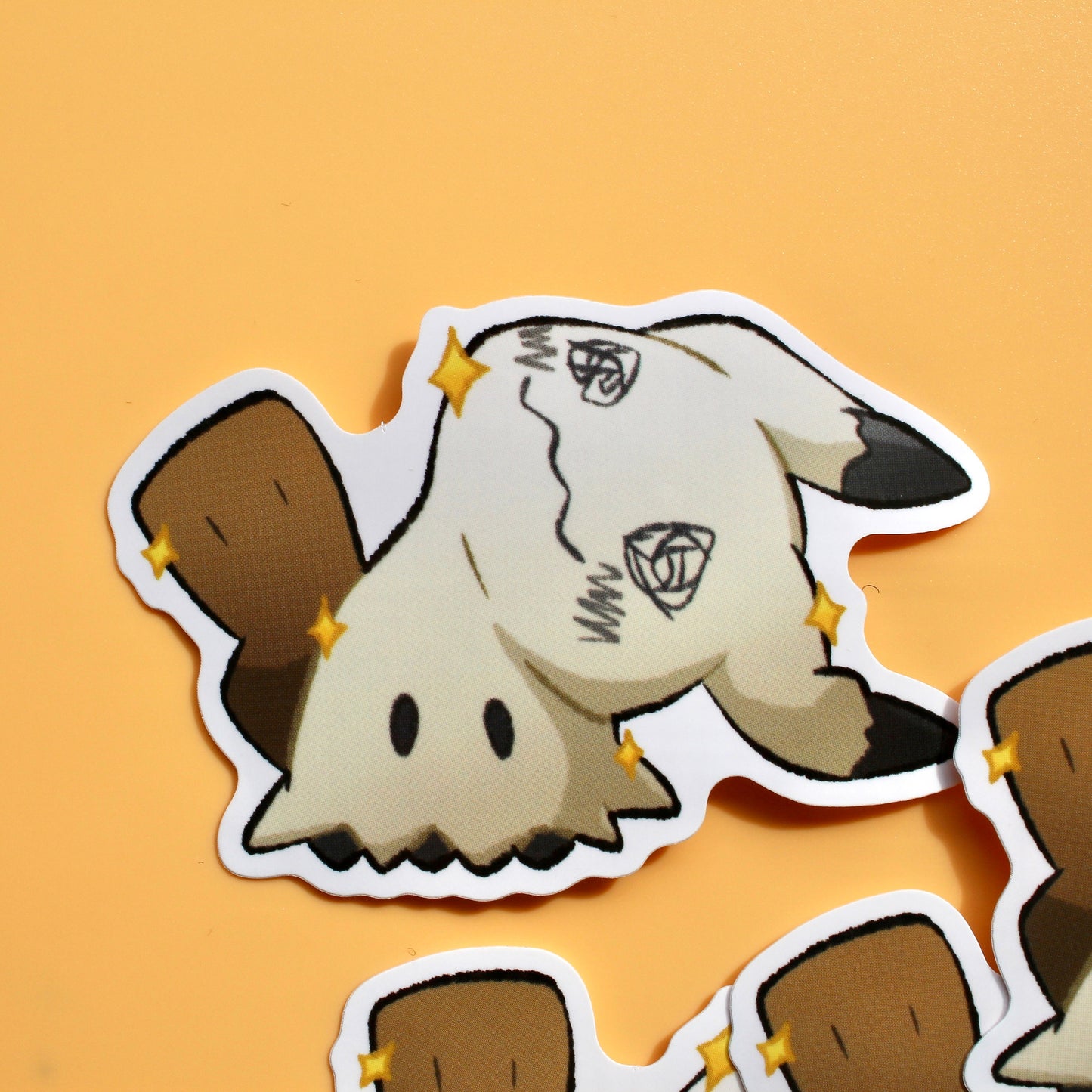 Shiny Mimikyu Vinyl Sticker - Pokemon Sticker - Weatherproof Die Cut Sticker - Cute Pokemon Sticker