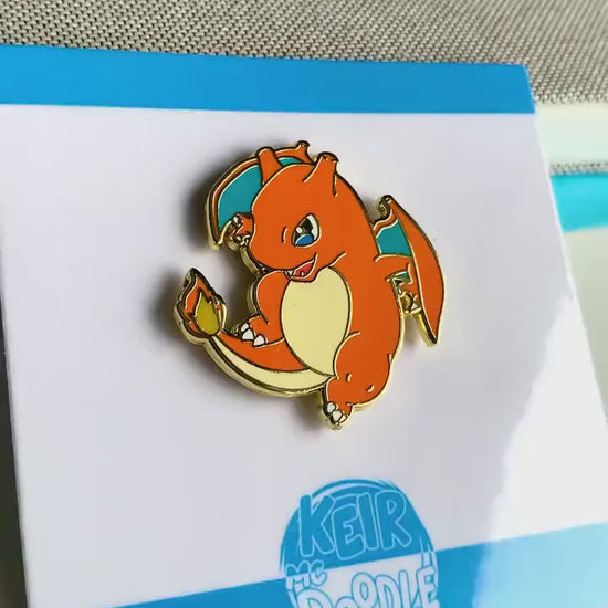 Charizard Enamel Pin - Pokemon Hard Enamel Pin - Cute Enamel Lapel Pin - Pokemon Pin - Cute Accessories