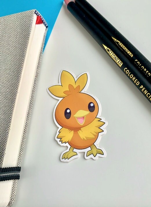 Torchic Vinyl Sticker - Pokemon Sticker - Weatherproof Die Cut Sticker - Cute Pokemon Sticker