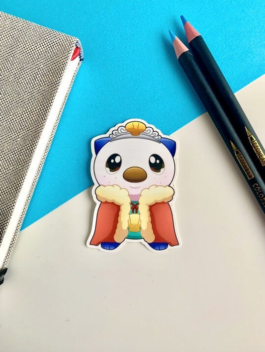 Oshawott Vinyl Sticker - Pokemon Sticker - Weatherproof Die Cut Sticker - Cute Pokemon Sticker