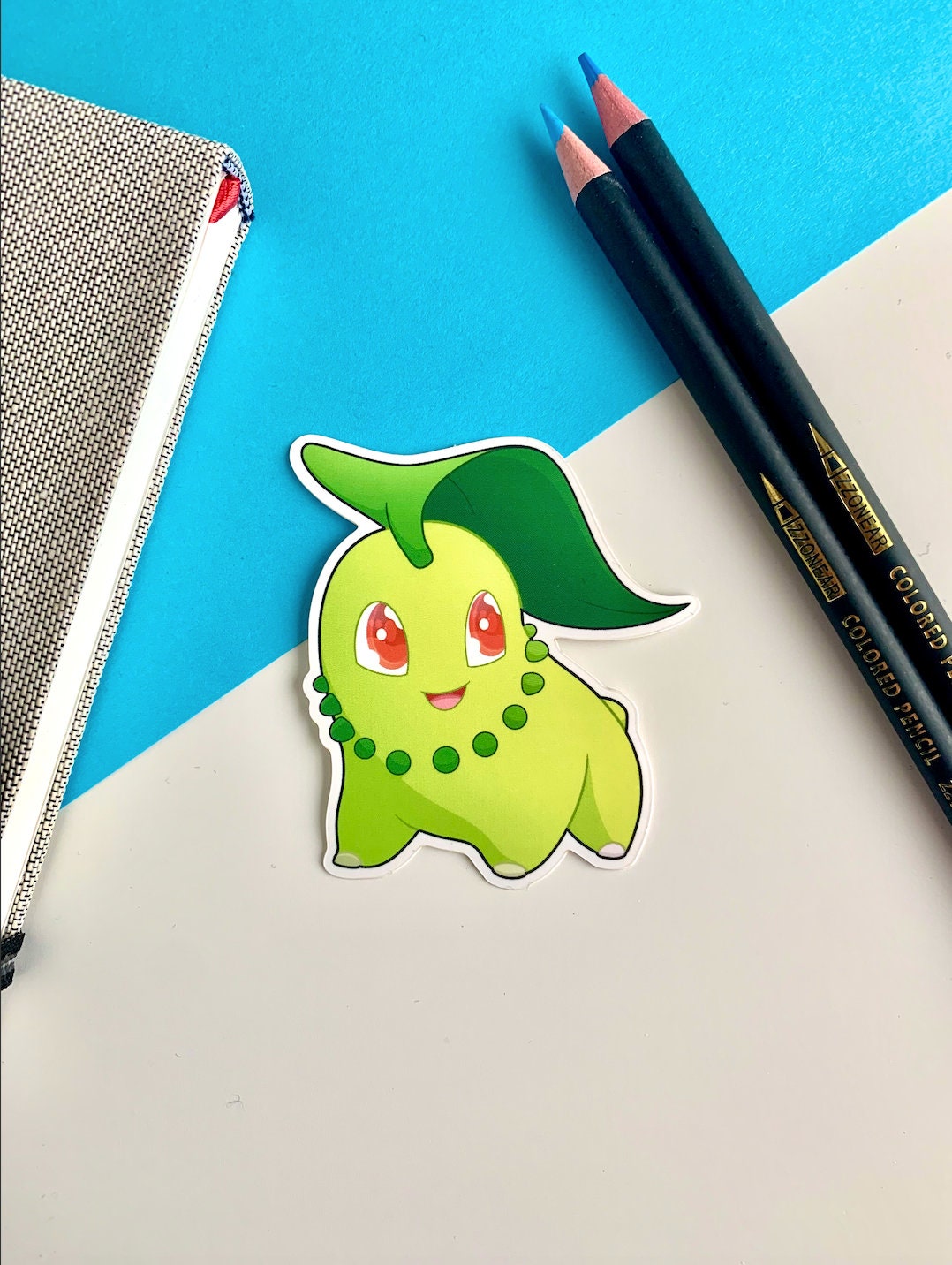 Johto Starters Vinyl Sticker Set - Pokemon Sticker - Weatherproof Die Cut Sticker - Cyndaquil Totodile Chikorita Pokemon Sticker