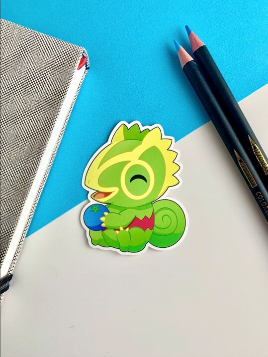 Kecleon Vinyl Sticker Set - Pokemon Sticker - Weatherproof Die Cut Sticker - Cute Pokemon Sticker