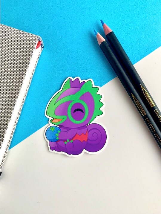 Kecleon Vinyl Sticker Set - Pokemon Sticker - Weatherproof Die Cut Sticker - Cute Pokemon Sticker