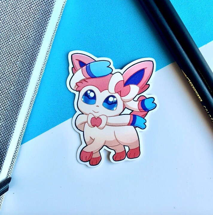 Eeveelutions Vinyl Stickers - Pokemon Sticker - Weatherproof Die Cut Sticker - Cute Pokemon Sticker