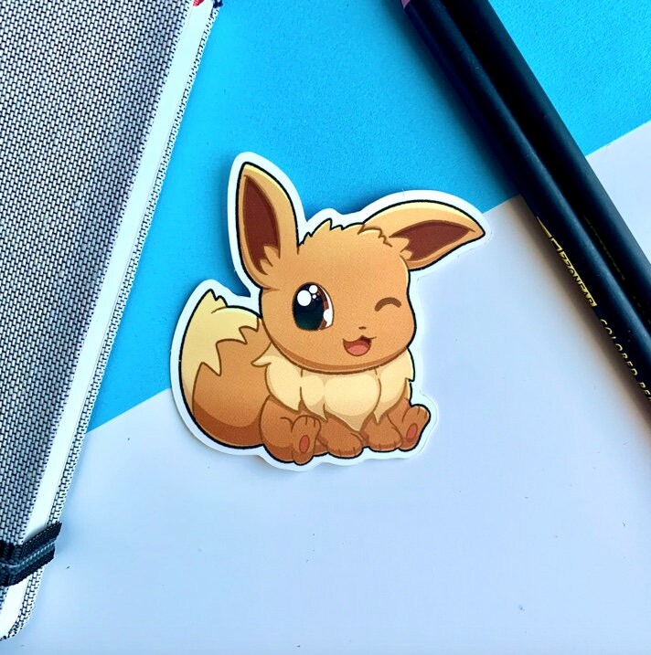 Eeveelutions Vinyl Stickers - Pokemon Sticker - Weatherproof Die Cut Sticker - Cute Pokemon Sticker