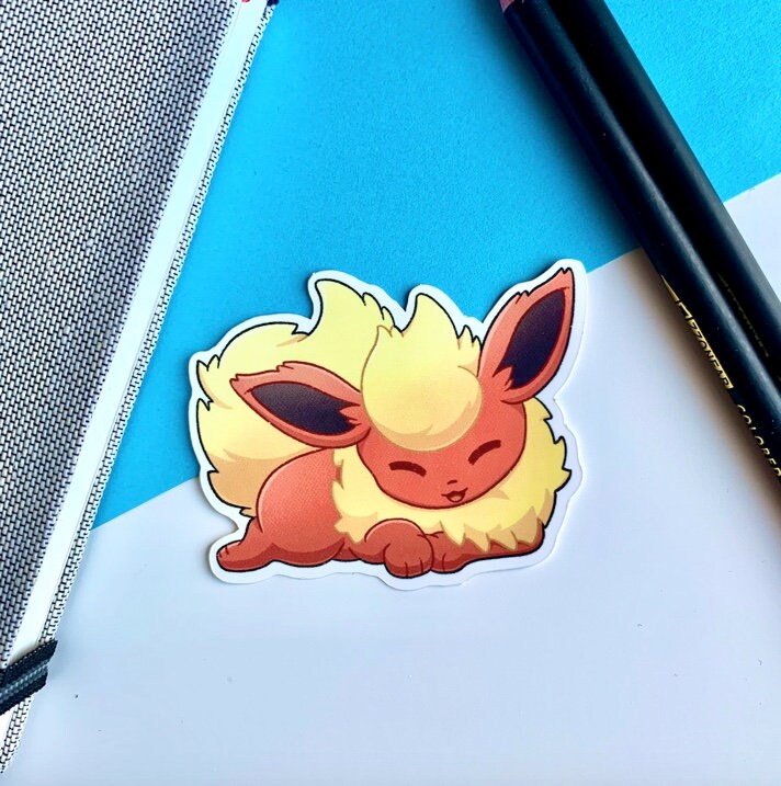 Eeveelutions Vinyl Stickers - Pokemon Sticker - Weatherproof Die Cut Sticker - Cute Pokemon Sticker