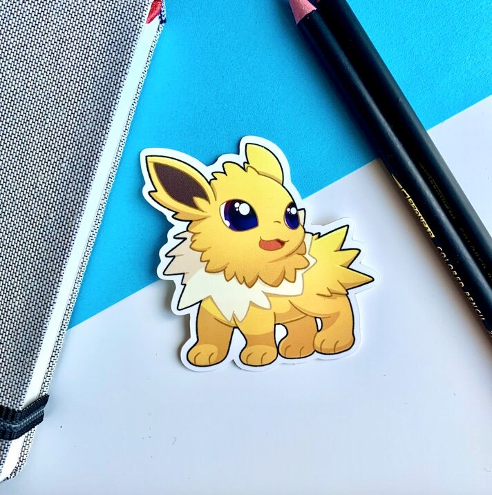 Eeveelutions Vinyl Stickers - Pokemon Sticker - Weatherproof Die Cut Sticker - Cute Pokemon Sticker