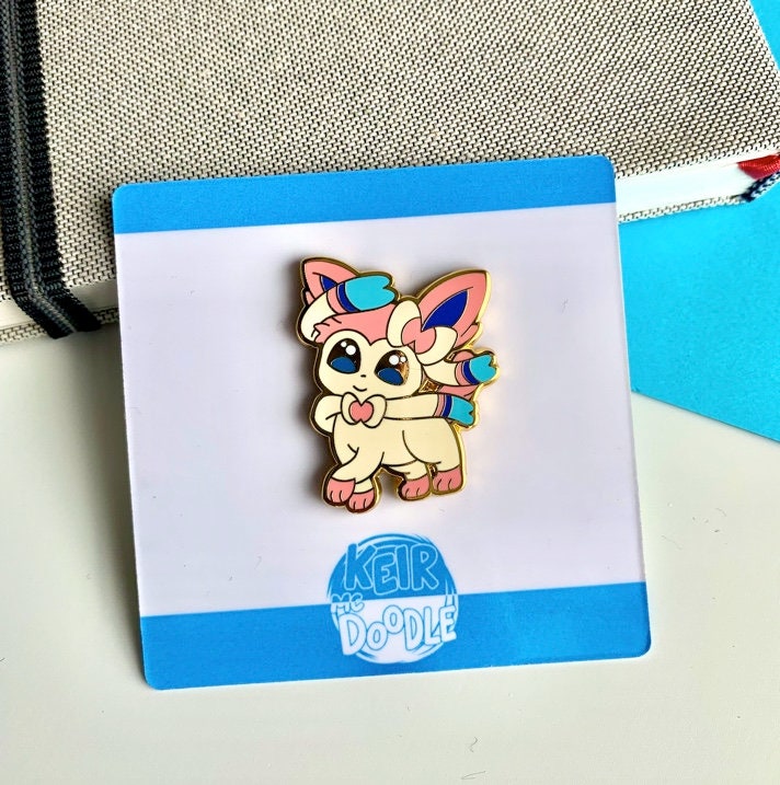 Eeveelutions Enamel Pin - Pokemon Hard Enamel Pin - Cute Enamel Lapel Pin - Pokemon Pin - Cute Accessories