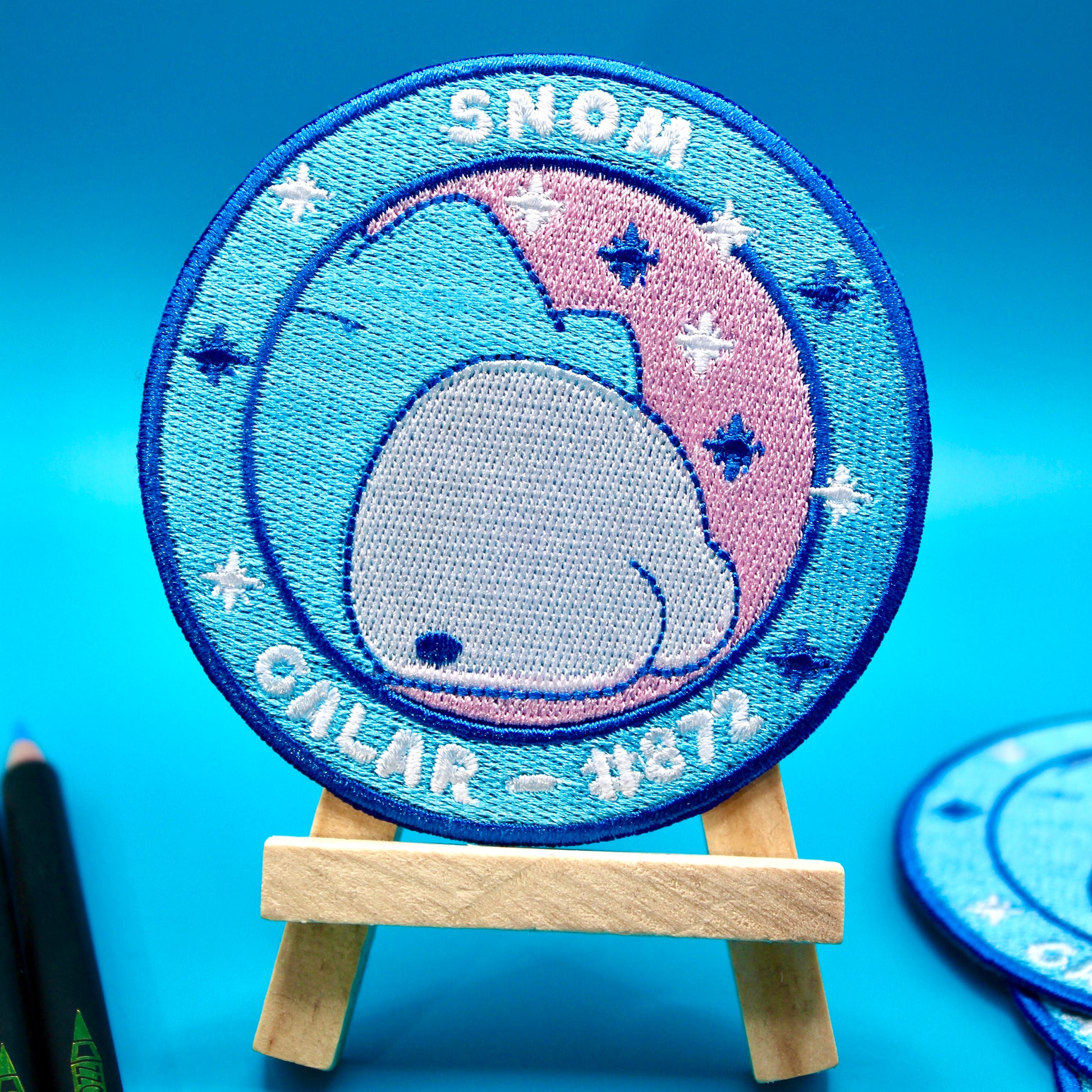 Snom Embroidered Iron On Patch - Pokemon Embroidered Iron On Patch - Cute Pokemon Patch