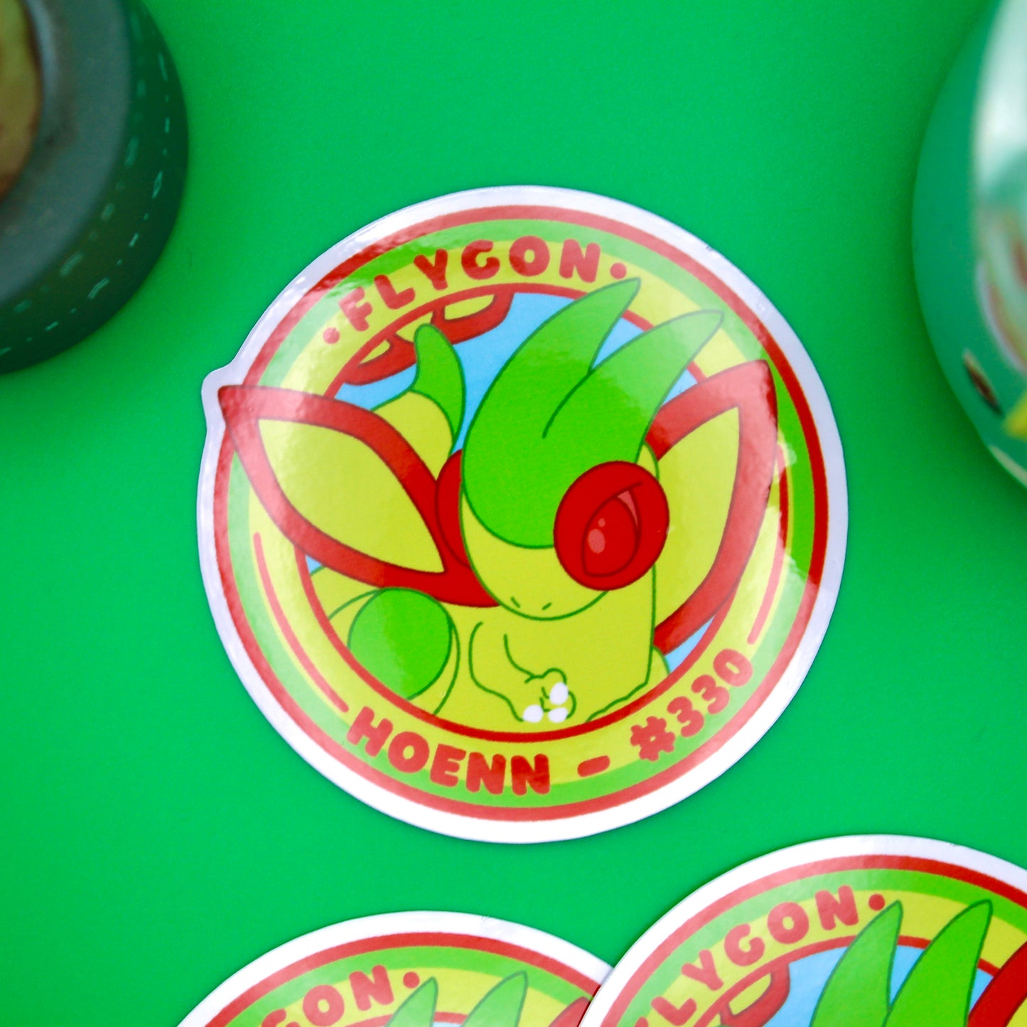 Flygon Vinyl Sticker - Pokemon Sticker - Weatherproof Die Cut Sticker - Cute Pokemon Sticker