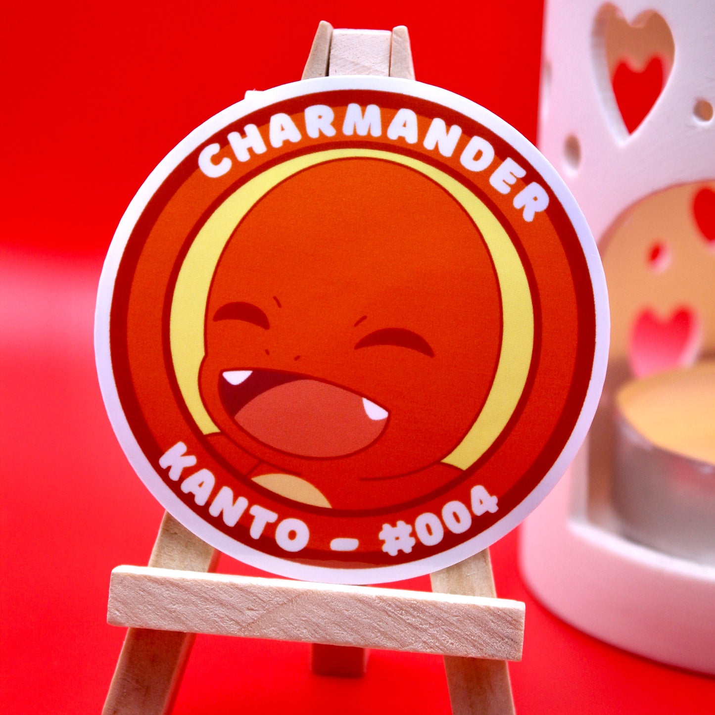 Charmander Vinyl Sticker - Pokemon Sticker - Weatherproof Die Cut Sticker - Cute Pokemon Sticker