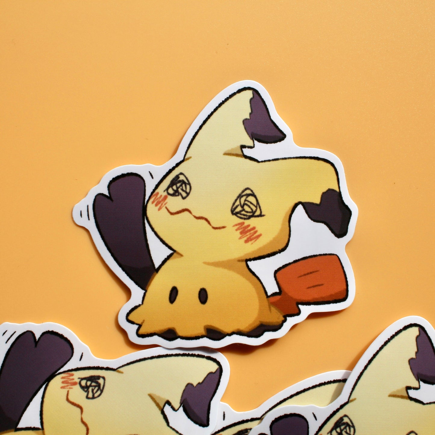 Mimikyu Vinyl Sticker - Pokemon Sticker - Weatherproof Die Cut Sticker - Cute Pokemon Sticker