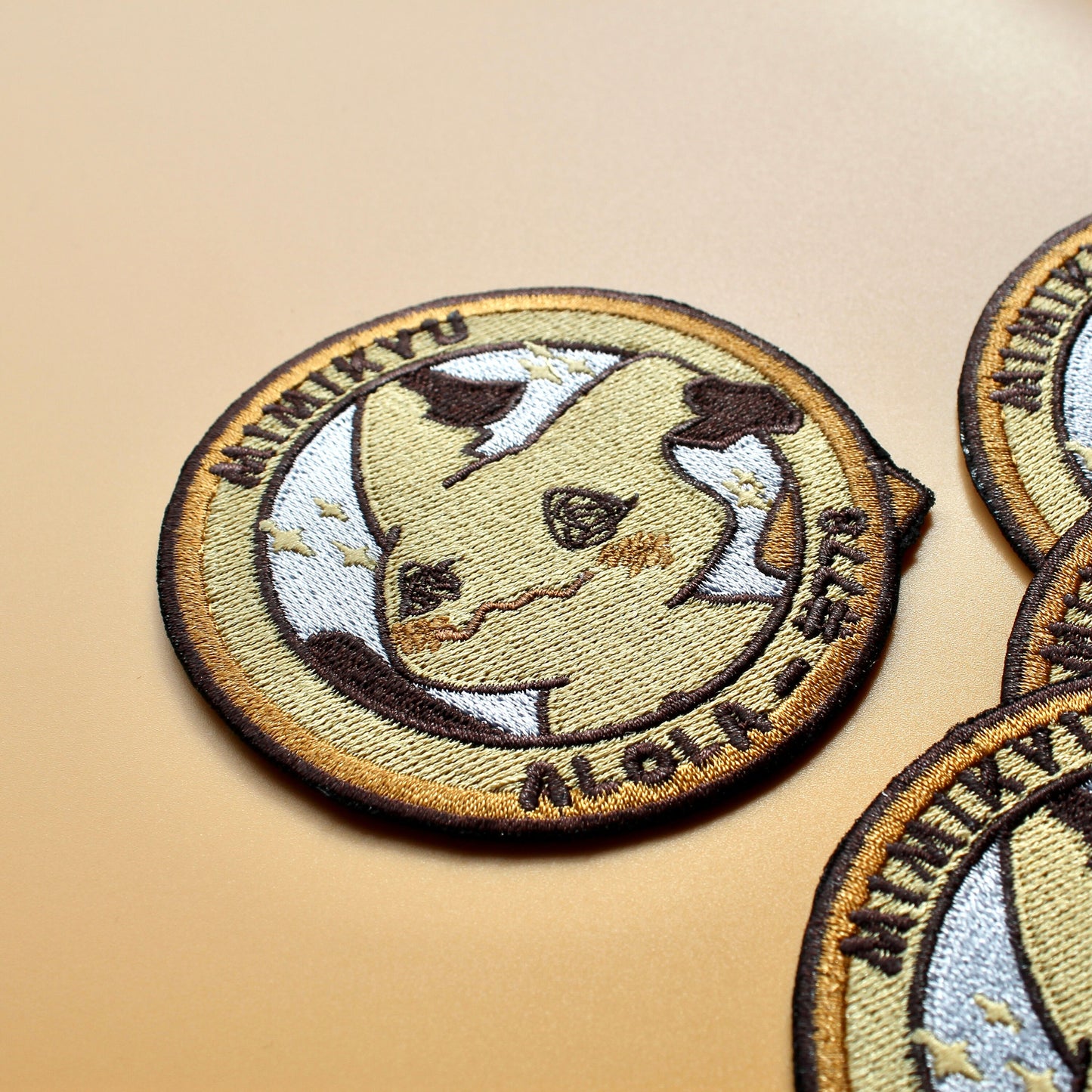 Mimikyu Embroidered Iron On Patch - Pokemon Embroidered Iron On Patch - Cute Pokemon Patch