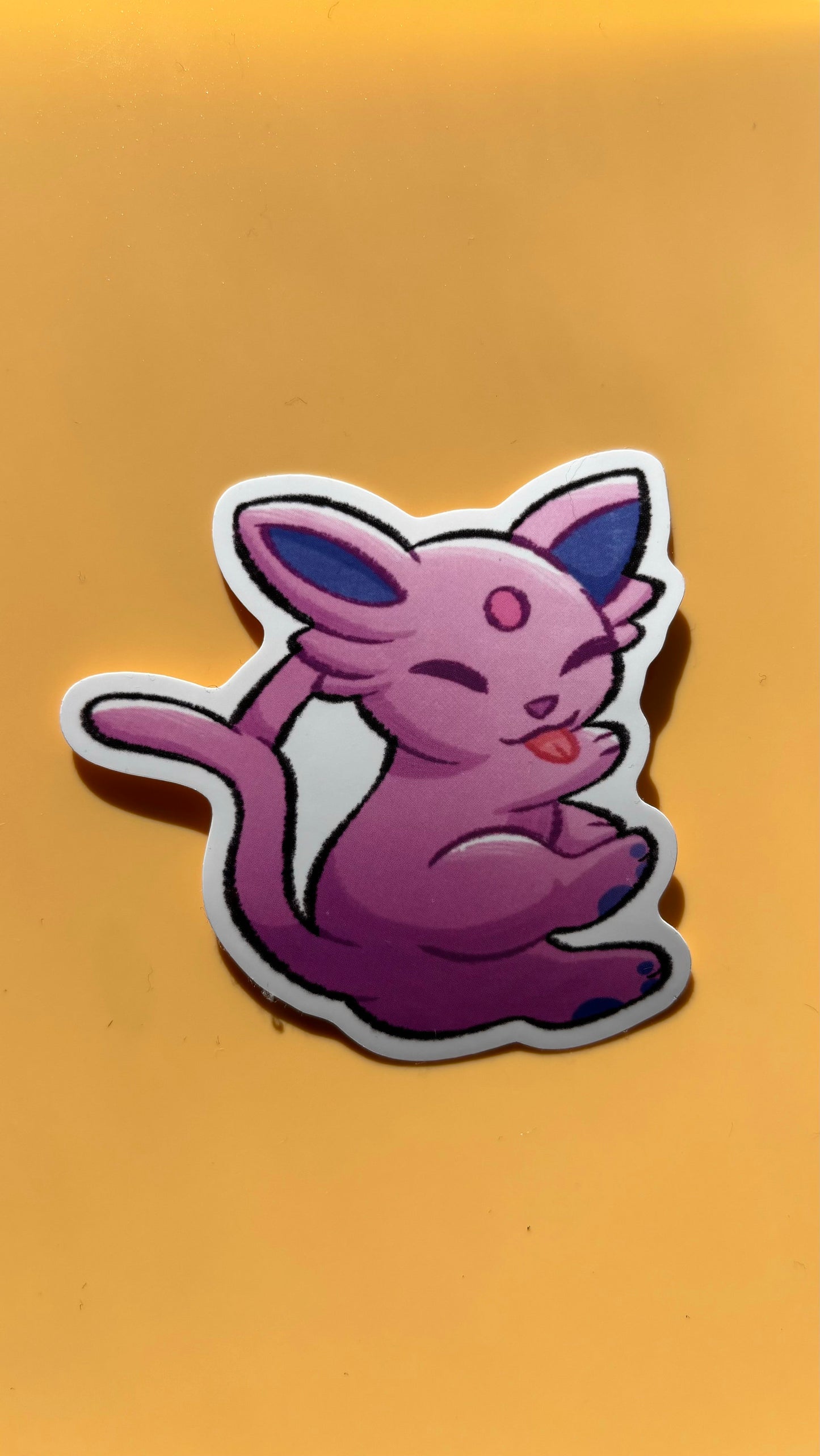 Espeon Vinyl Sticker - Pokemon Sticker - Weatherproof Die Cut Sticker - Cute Pokemon Sticker