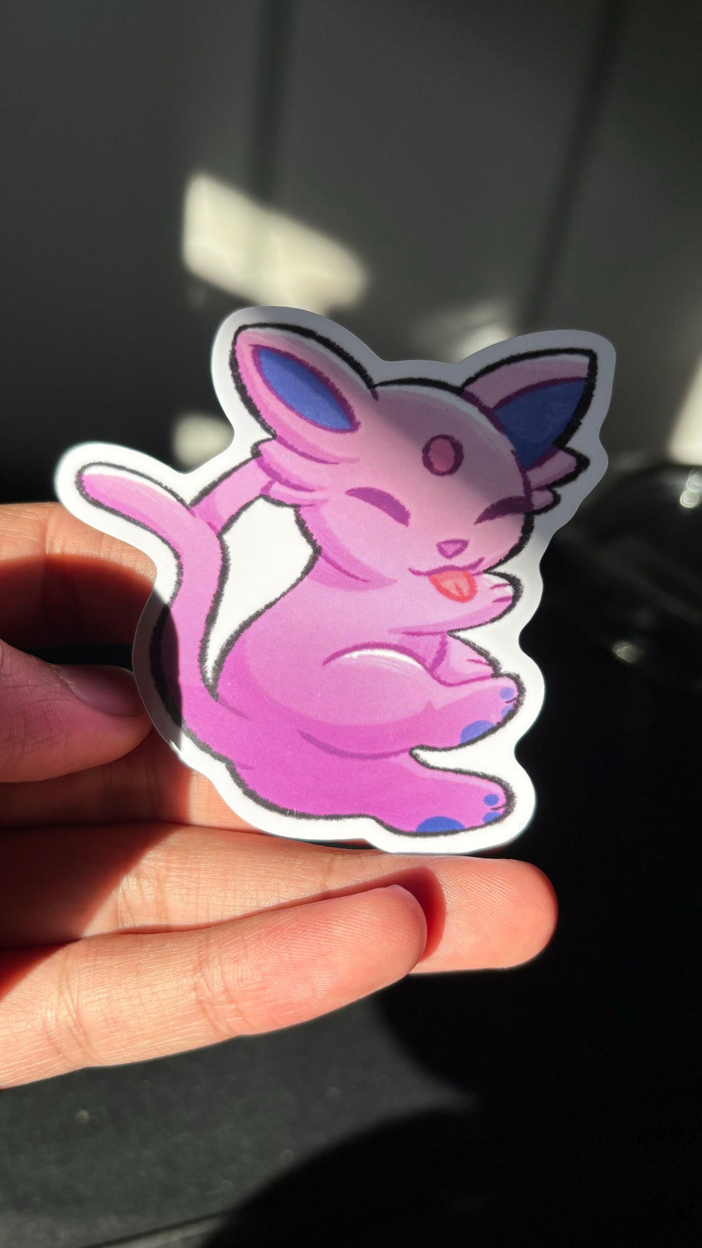 Espeon Vinyl Sticker - Pokemon Sticker - Weatherproof Die Cut Sticker - Cute Pokemon Sticker